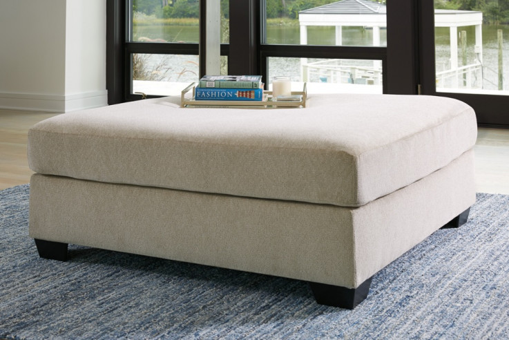 ENOLA ACCENT OTTOMAN OVERSIZED – SEPIA