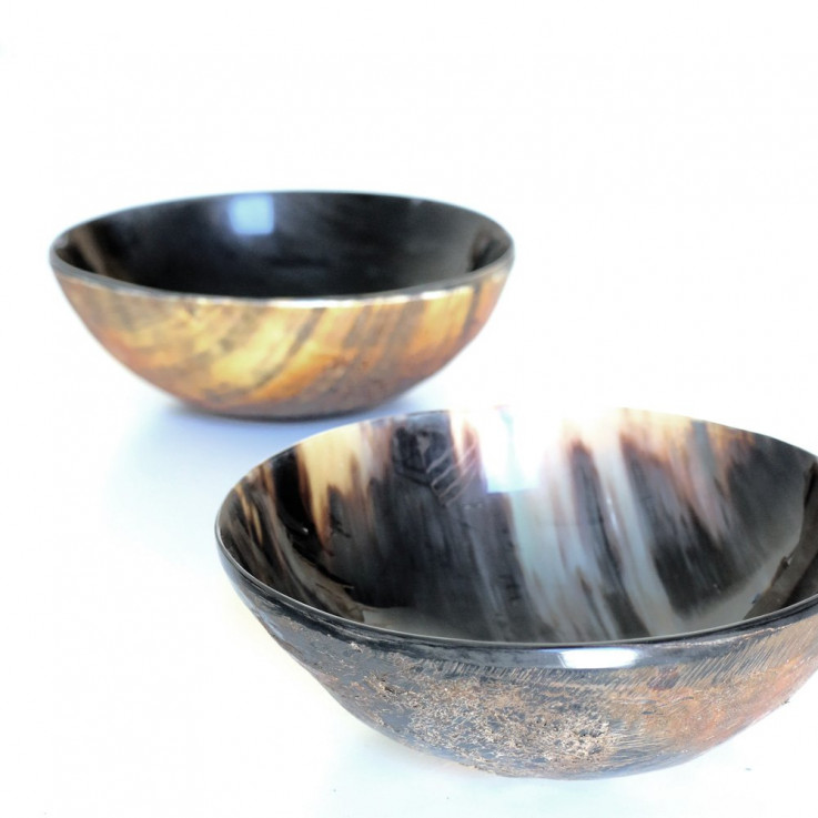 POLISHED HORN BOWL