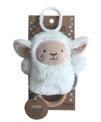 Dingaring Plush Teething Rattle - 3 Styl