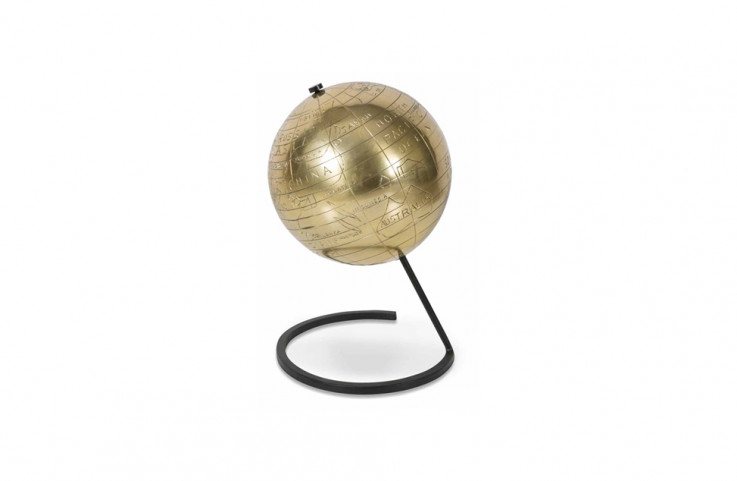 Aluminium Globe on Stand