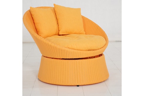 UV JAVIER TUB CHAIR SWIVEL YELLOW