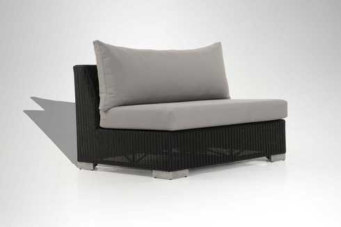 UV SAVANA 2 SEATER NO ARM BLACK