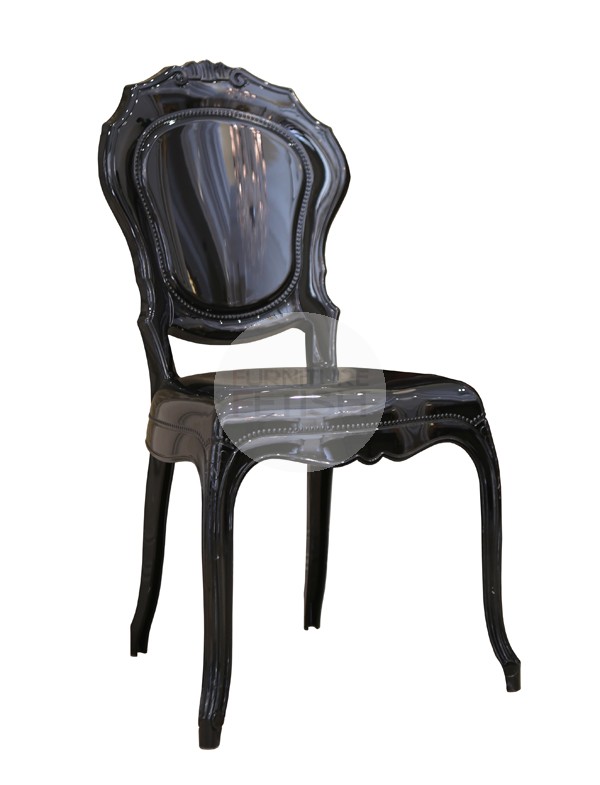 Belle Ghost Chair Replica - Black