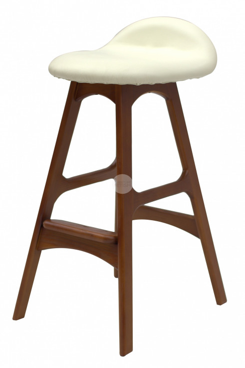 Replica Erik Buch Bar Stool Walnut Timbe