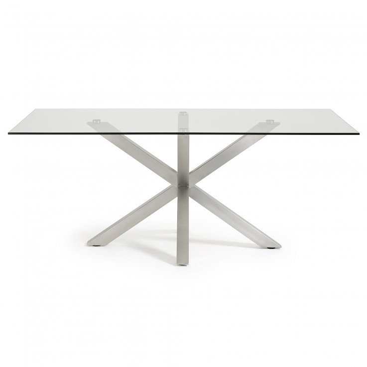 Arya Glass Top Dining Table