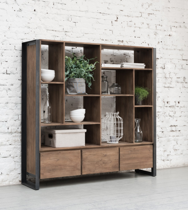 Fendy 3 Drawer Bookcase