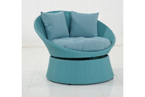 UV JAVIER TUB CHAIR SWIVEL BLUE