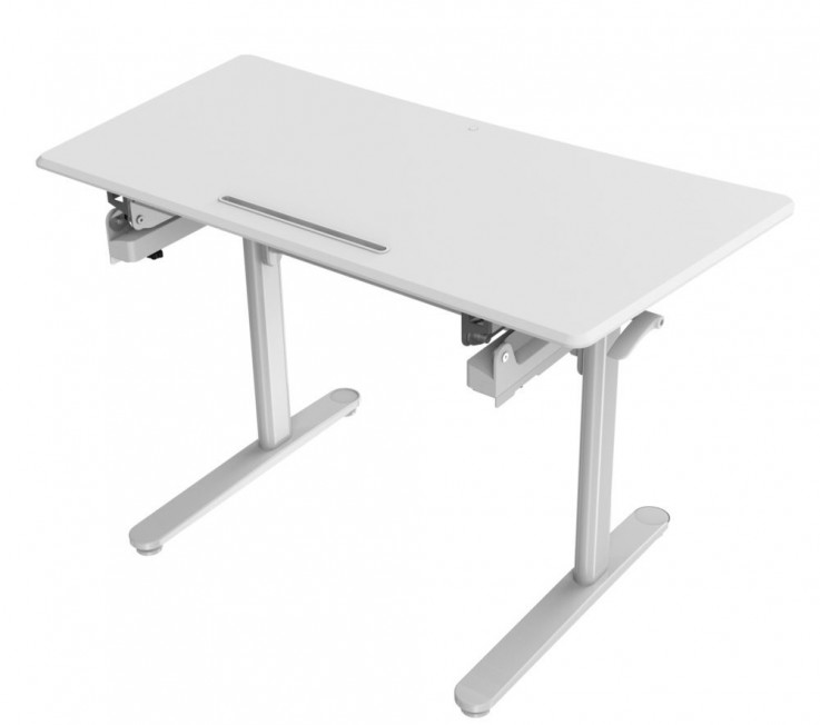 Rapid Surge White Height Adjustable Desk