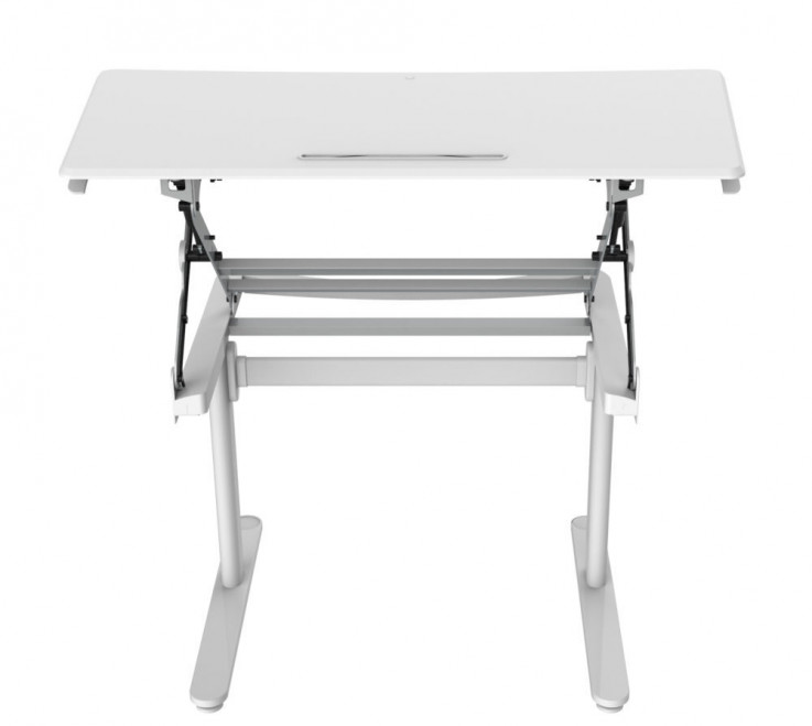 Rapid Surge White Height Adjustable Desk