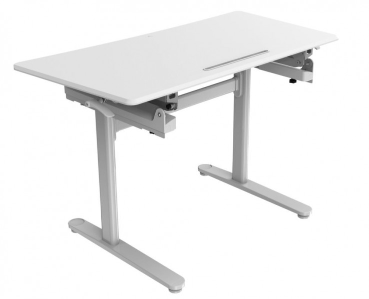 Rapid Surge White Height Adjustable Desk