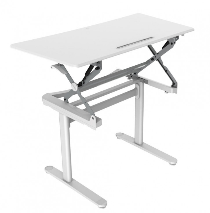 Rapid Surge White Height Adjustable Desk