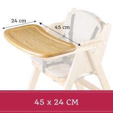 Wooden Folding Baby Highchair - Fold-awa