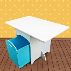 Kids Toddler Cube Style Table & 2 Chair 