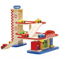 Wooden Garage Toys/ Playset