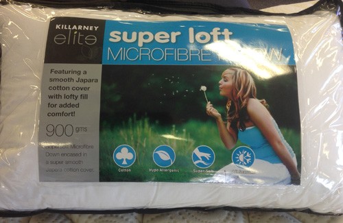 Killarney Microfibre Pillow 900gms