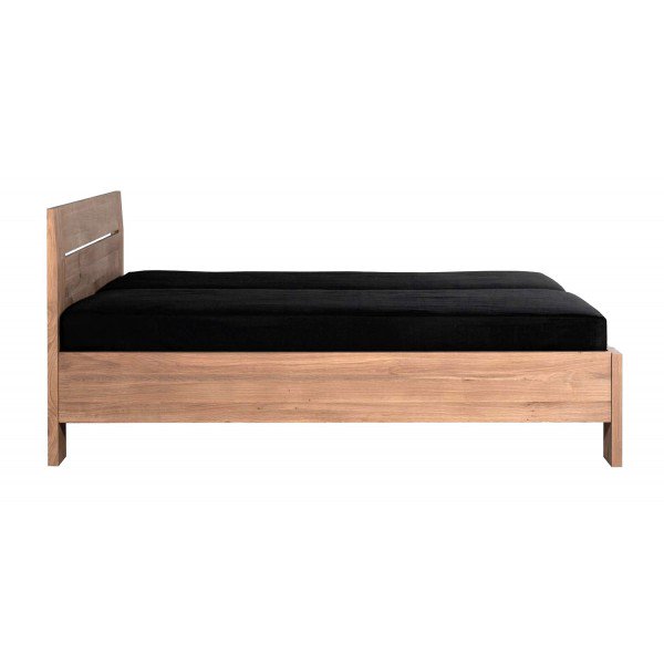 Oak Azur bed Queen size - with solid sla