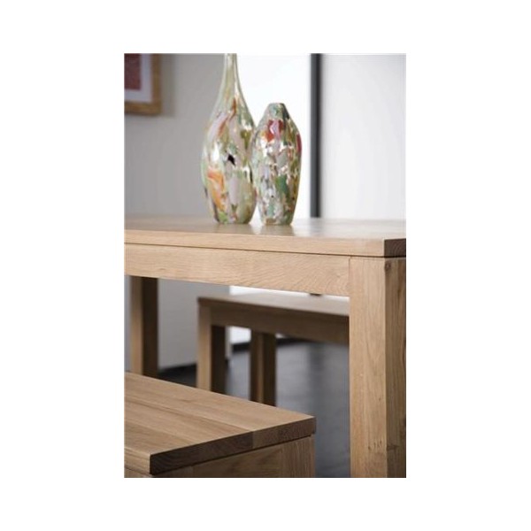 Oak Straight dining table 180cm