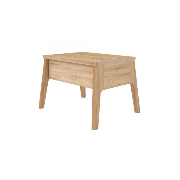 Oak Air bedside table - 1 drwr