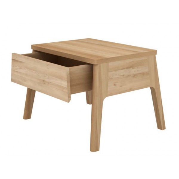 Oak Air bedside table - 1 drwr