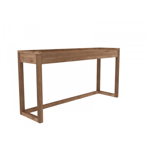 Teak Frame PC console 160cm