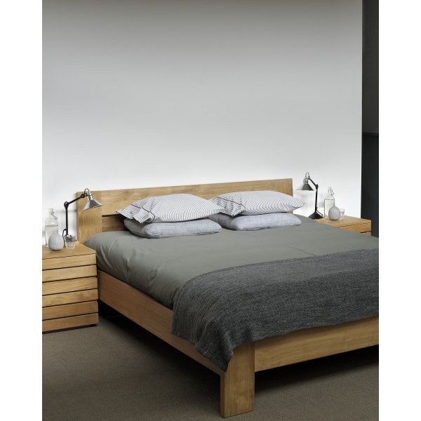 Teak Azur bed King size - with slats