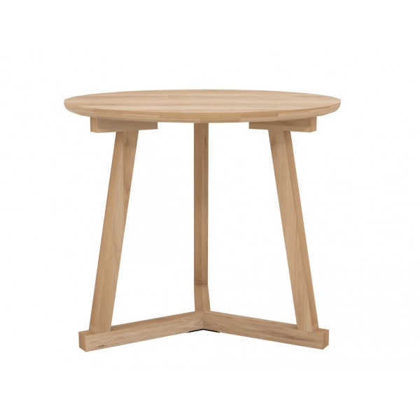 Oak Tripod side table D70xH60