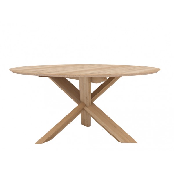 Oak Circle dining table D163cm