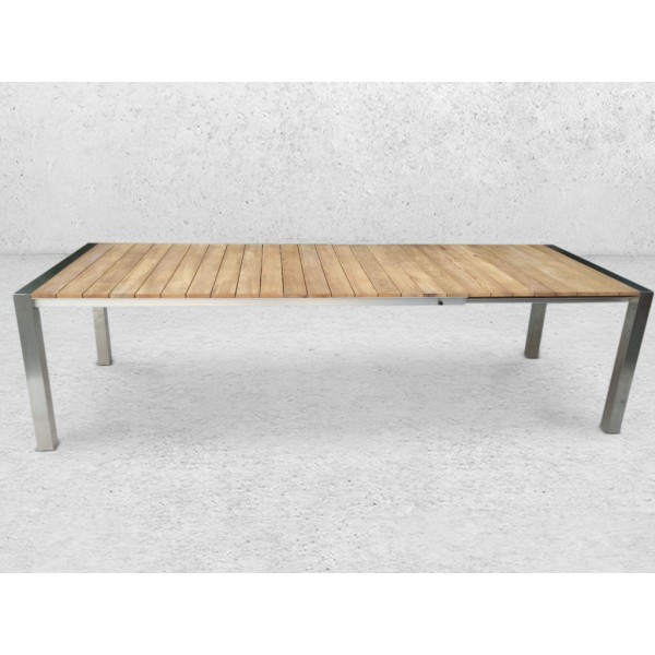 Teak and SS Extension table