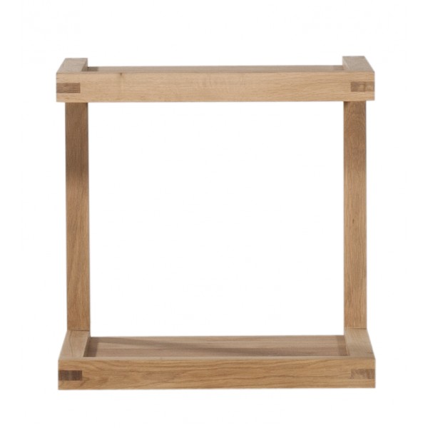 Oak Frame sofa side table