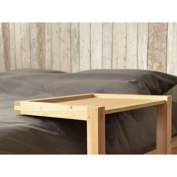 Oak Frame sofa side table