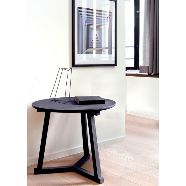 Oak Tripod Blackstone side table D70xH60