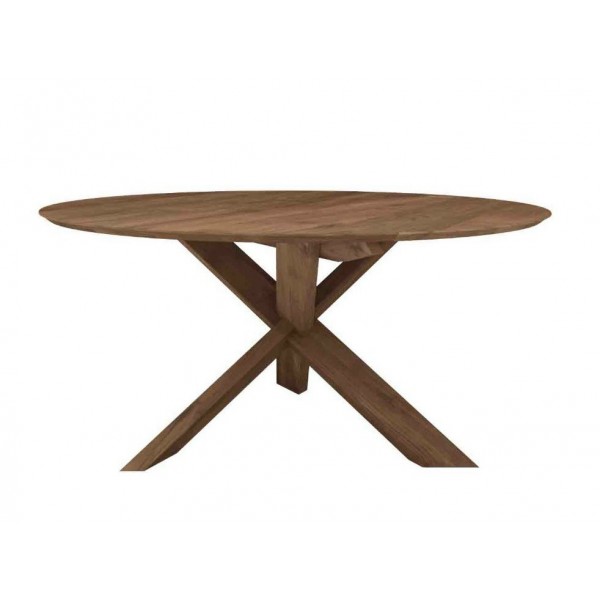 Teak Circle dining table 163/163/76