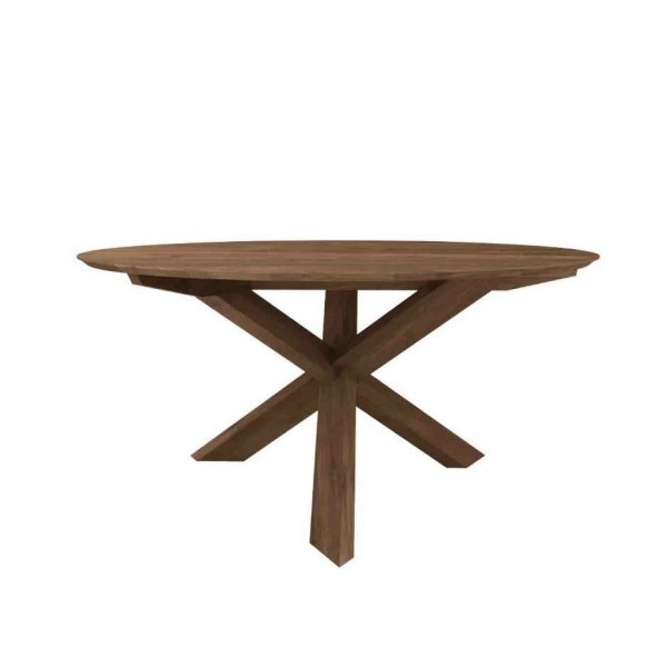 Teak Circle dining table 163/163/76