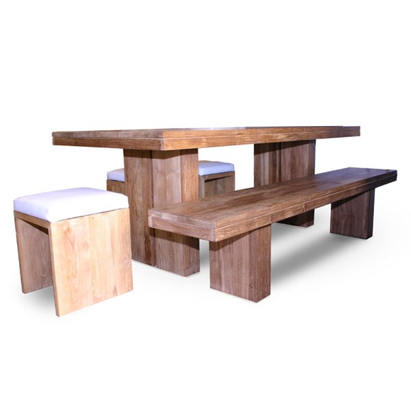 Teak Double bench 250cm