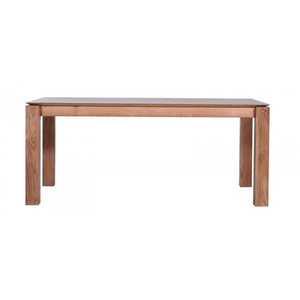 Teak Slice dining table - 140x80