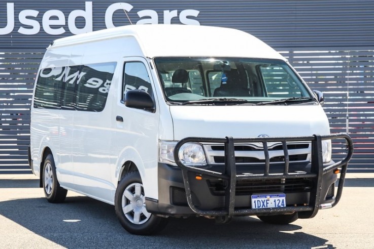 2012 Toyota Hiace Commuter Bus (White) 