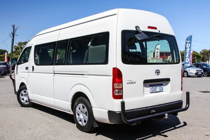 2012 Toyota Hiace Commuter Bus (White) 