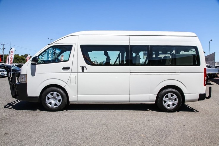 2012 Toyota Hiace Commuter Bus (White) 