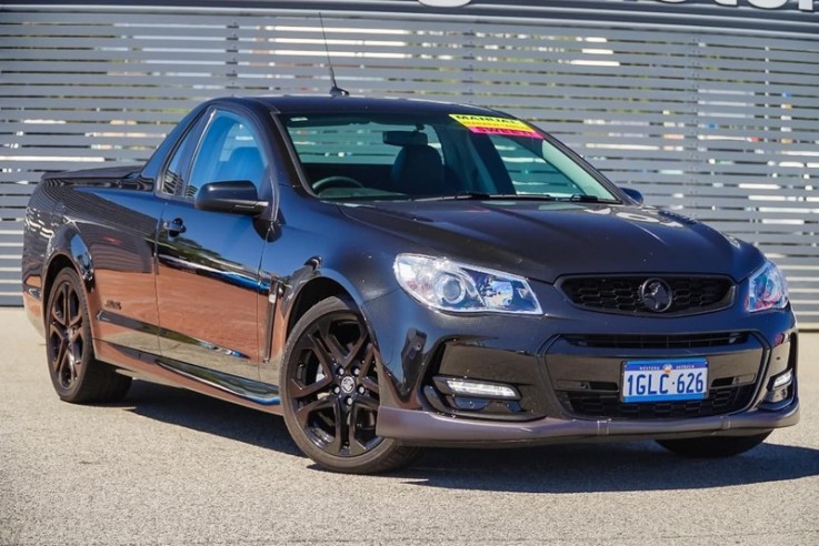 2016 Holden Ute Ss Black Utility (Black)