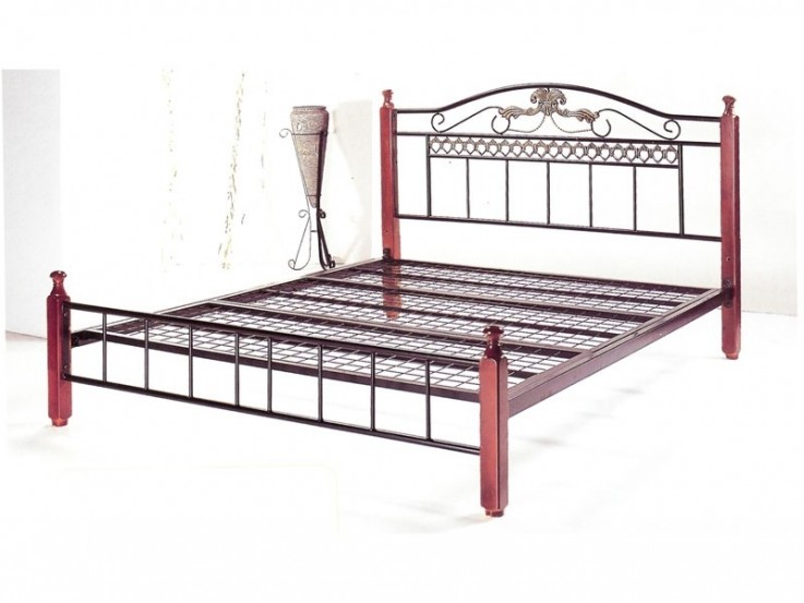 PRICEWORTH P033 KING SINGLE BED - OAK / 