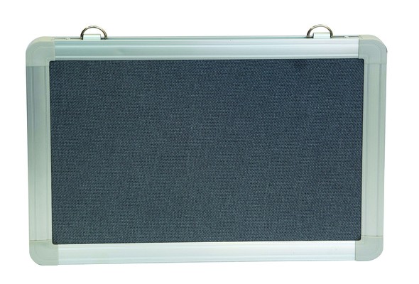 RAPID PIN BOARD - GREY FABRIC COVER, ALU