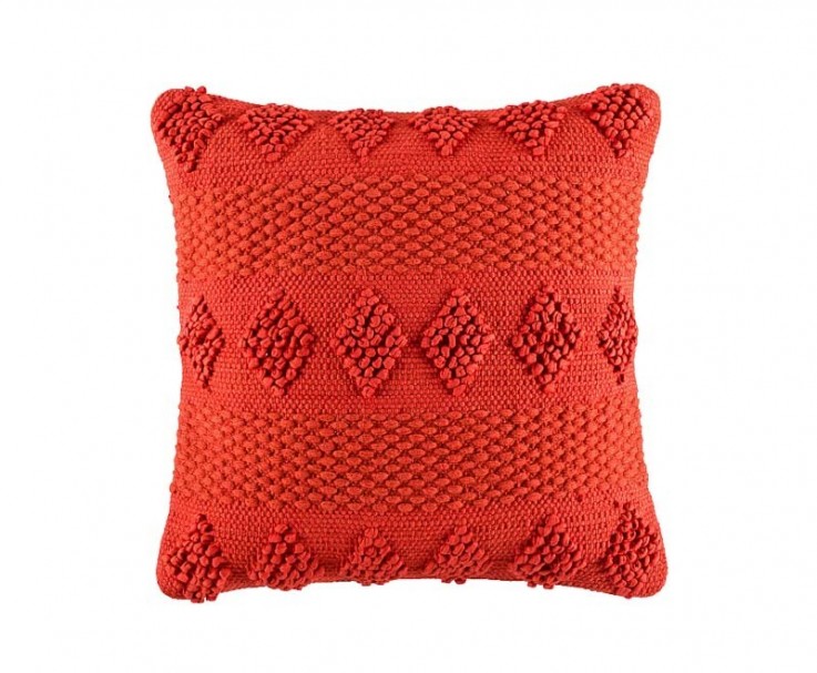 KAS weverly cushion in orange