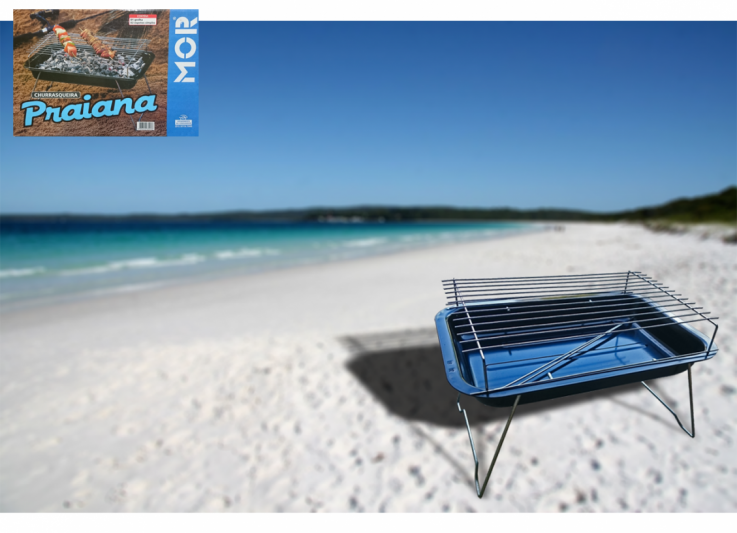 Portable Charcoal BBQ Praiana – BBQ 0002