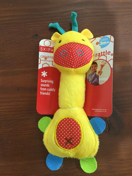 Giraffe squeeze me rattle