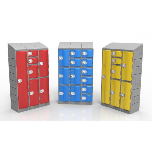 Eclipse® Blow Moulded Poly School Locker