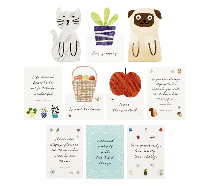  QUOTE CARDS SET OF 10: SWEET  