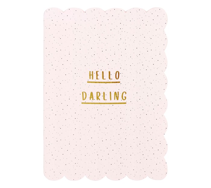  A6 GREETING CARD HELLO DARLING: RITUALS