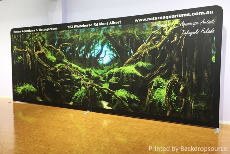 Stretch Tension Fabric Media Wall Banners