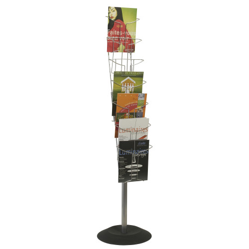 7 Tier Alba Wire Floor Brochure Holder