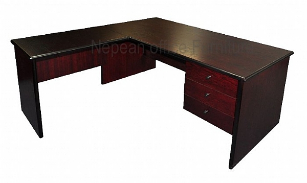 SENATOR VENEER DESK & RETURN